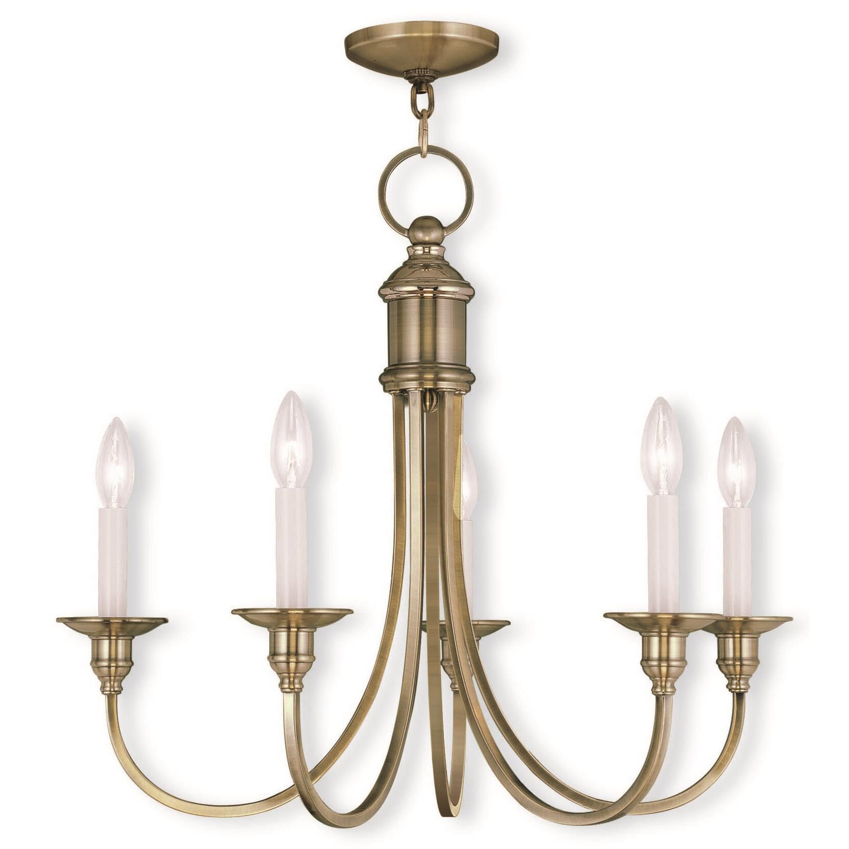 Cranford 24 Inch 5 Light Chandelier by Livex Lighting
